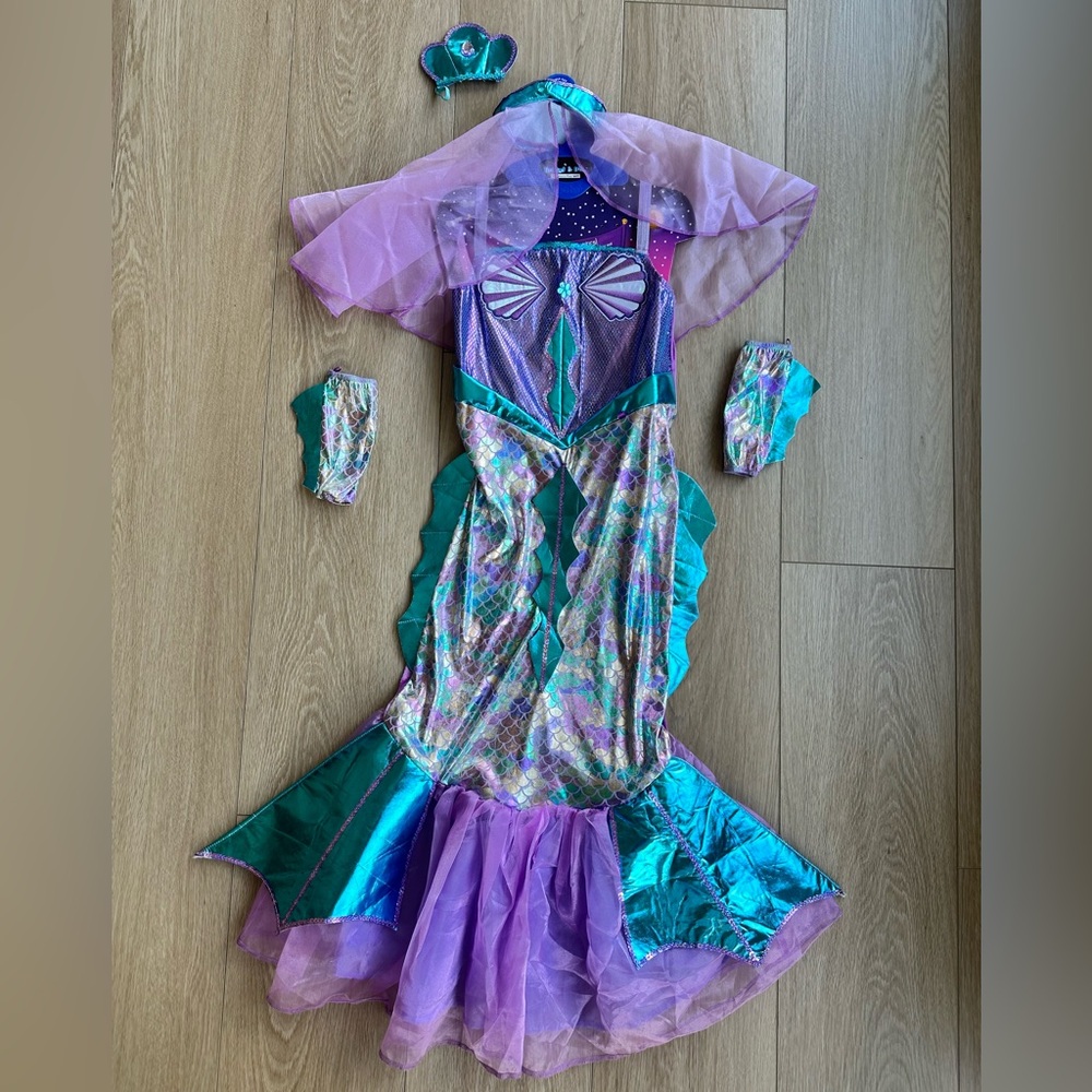 Enchanting Mermaid Costume - Purple and Teal